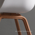 Silla nórdica moderna silla de comedor al aire libre